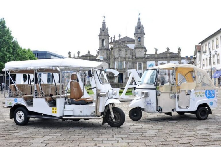 Braga: Tuk Tuk City Tour - Meeting at Largo Carlos Amarante (In Front of Vila Gale Hotel)