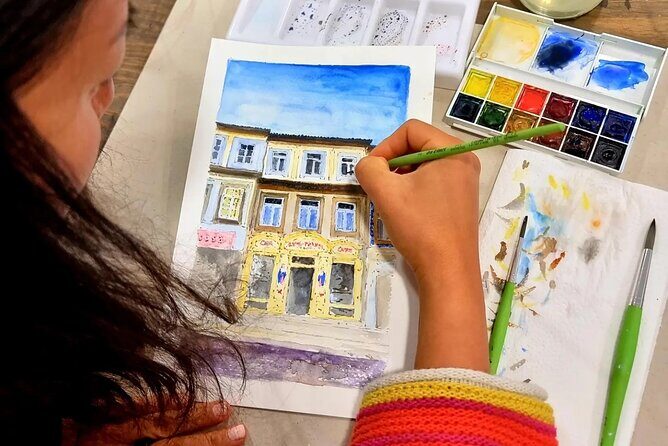 Create Watercolour With Hugo do Lago in Porto - Small group attention makes beginners feel safe