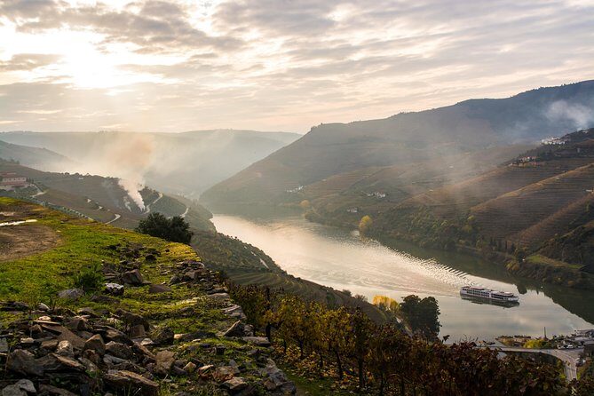 Douro Valley and Régua Panoramic Cruise with Lunch from Porto - Crestuma-Lever Dam lock: nearing the mouth without feeling rushed