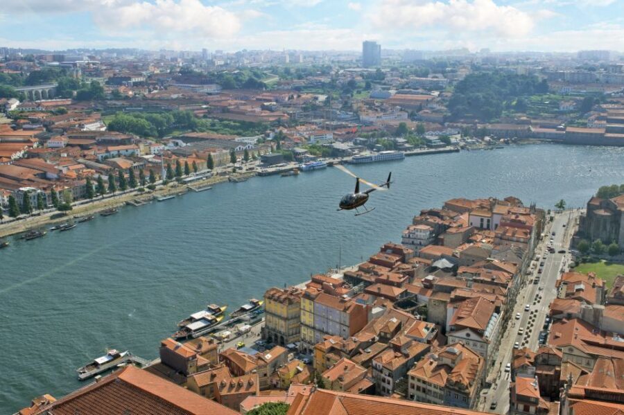 From Porto: City and Douro River Helicopter Sightseeing Tour - Serra do Pilar Monastery: spotting the dome like a pro