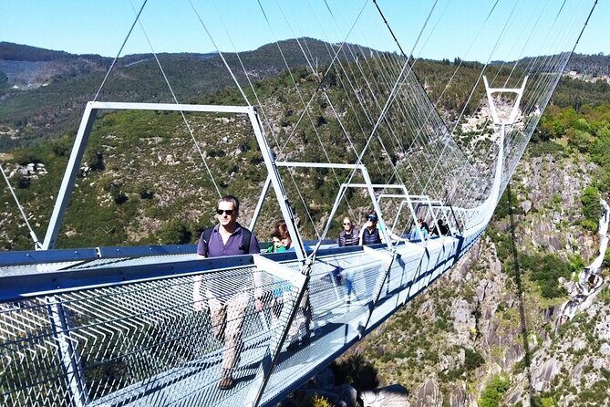 From Porto Suspension Bridge 516 Arouca and Passadiços do Paiva - Stop 4: Crossing 516 Arouca Ponte Suspensa