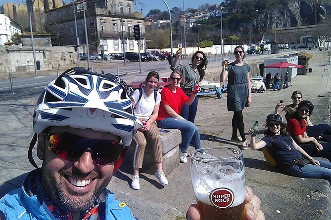 From Porto with view to Gaia: Private Bike Tour #DuckSideOfPorto - The Douro River ferry topside: why this photo stop matters