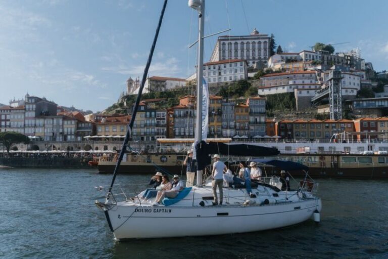 Porto: Charming Sailboat Cruise with Port Wine,Sunset Option - From Pontoon C to Ribeira and Gaia: the first stretch is all about views