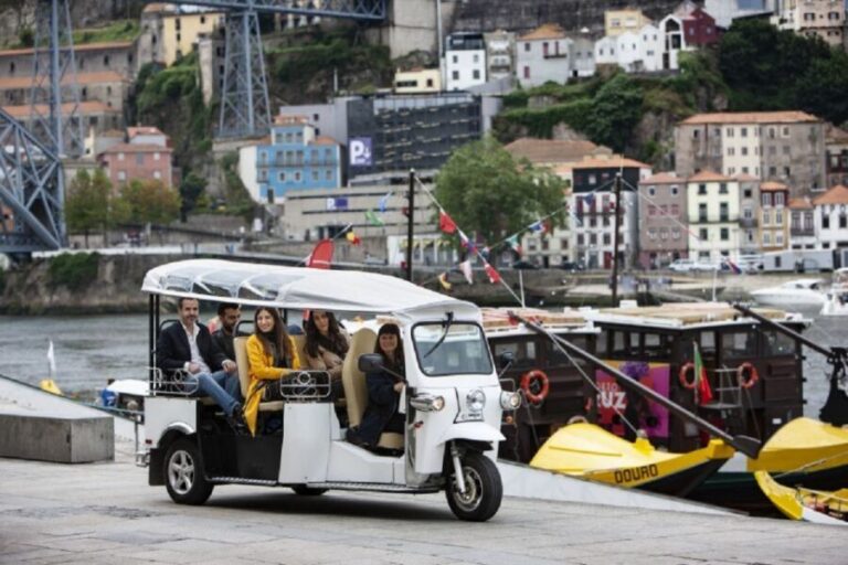 Porto: Private Sightseeing Tour by Electric Tuk Tuk - Ribeira and the Douro river edge: orientation in 30 minutes
