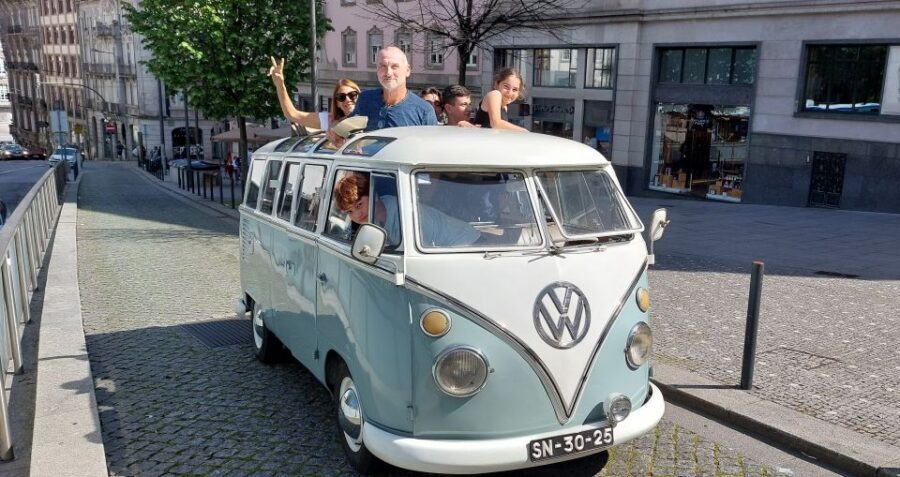 Porto: Private Sightseeing Tour by VW Kombi (2–8 People) - Getting picked up and riding like it’s your own show