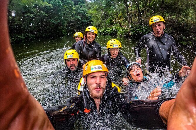 Soft Canyoning, river Ceira, Góis, Serra da Lousa, Coimbra - Near the end: Praia Fluvial da Peneda, swimming or on foot