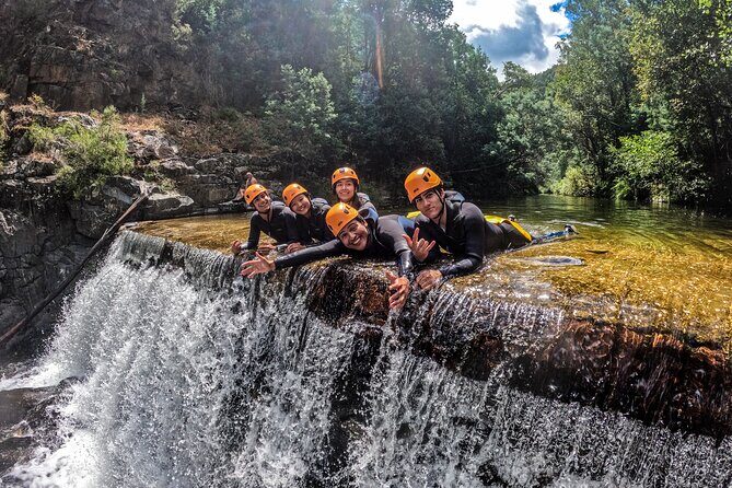 Soft Canyoning, river Ceira, Góis, Serra da Lousa, Coimbra - Safety and comfort: what the guide system gets right