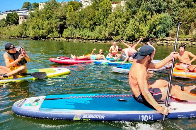 Stand Up Paddle discovering desert beaches of Douro River - Pick Up included - From Estádio do Dragão to the Douro River in 90 Minutes