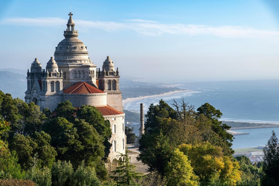 From Porto: Viana do Castelo, Braga and Guimarães Day Tour - Santa Luzia Sanctuary in Viana do Castelo: views and a Paris connection