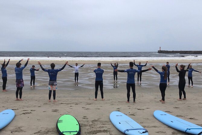 Surf Lessons in Porto with transfer at Porto Surf School - How They Choose the Beach for Your Surf Level